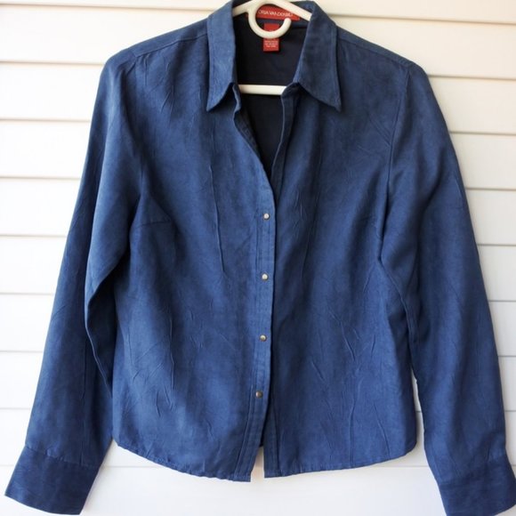 Suede Button Up - Picture 3 of 3